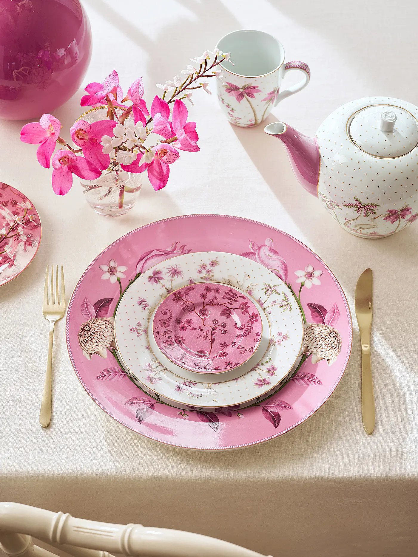 PIP STUDIO | Brotteller JOLIE 12cm Flowers Pink | 